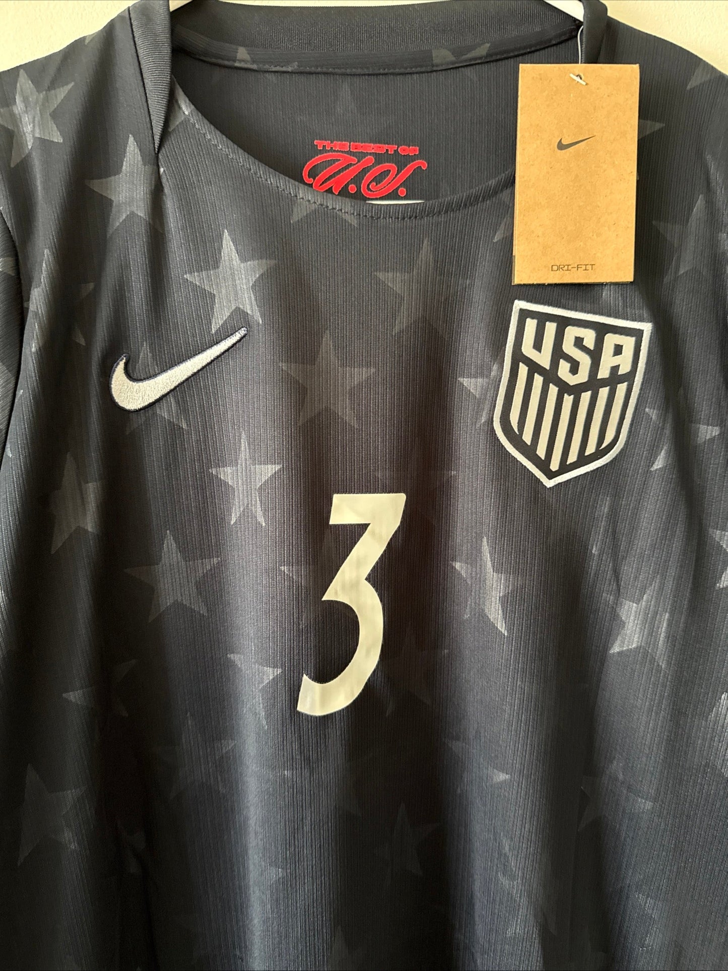 MEN’S NIKE CHRIS RICHARDS 3 USMNT 26/27 WORLD CUP AWAY JERSEY SZ L - RARE - Kyle’s Football Cards