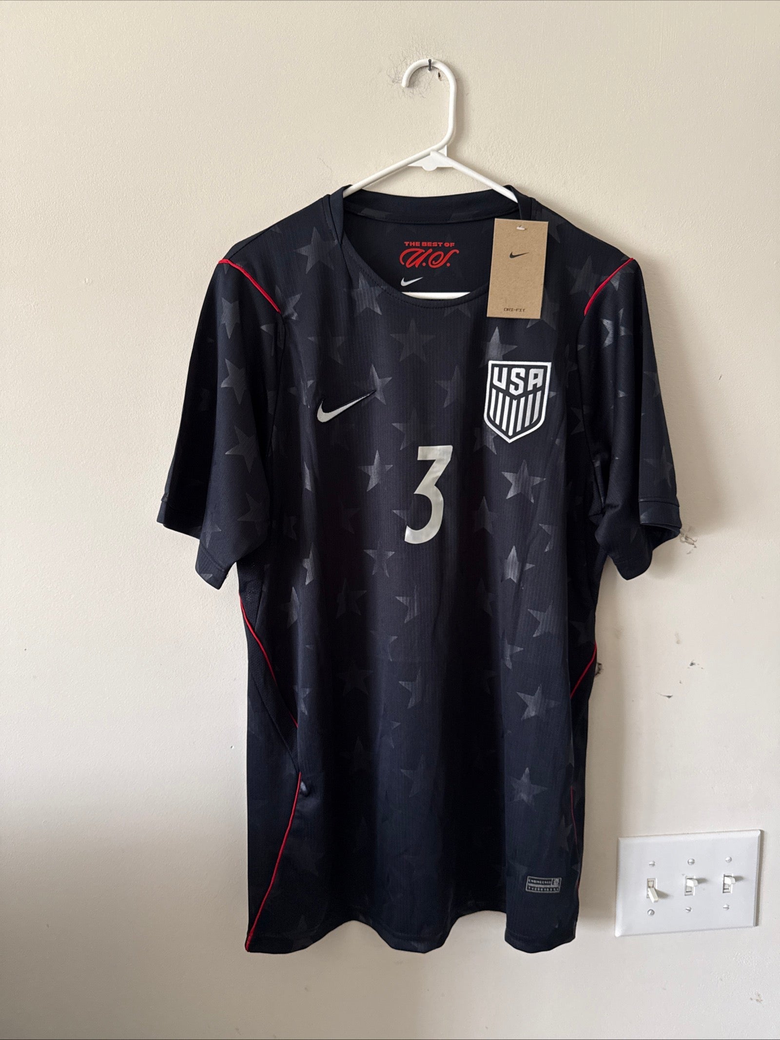 MEN’S NIKE CHRIS RICHARDS 3 USMNT 26/27 WORLD CUP AWAY JERSEY SZ XL - RARE - Kyle’s Football Cards