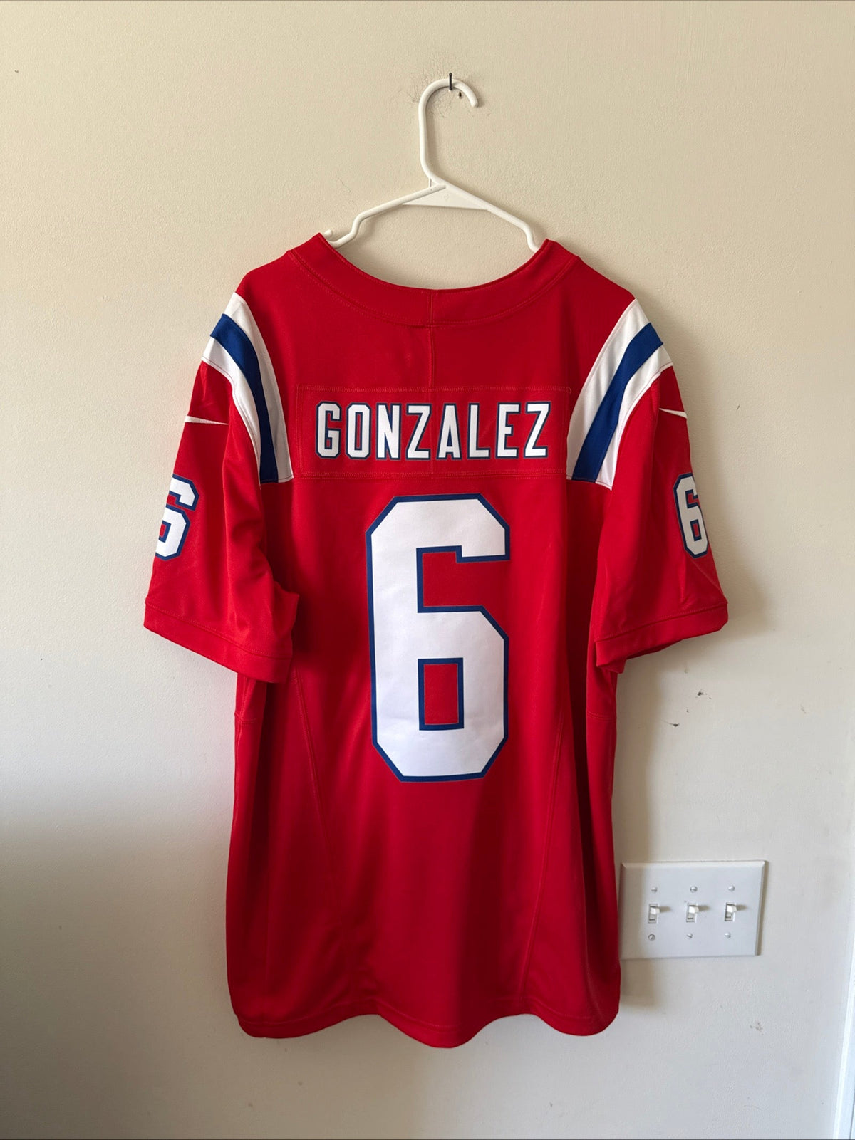 Men's Nike Christian Gonzalez #6 NE Patriots Vapor Lmtd Jersey Sz XL - NWT RARE - Kyle’s Football Cards