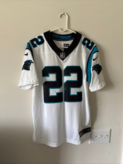 Men’s Nike Christian McCaffrey 22 Carolina Panthers Vapor Lmtd Jersey Sz L RARE - Kyle’s Football Cards