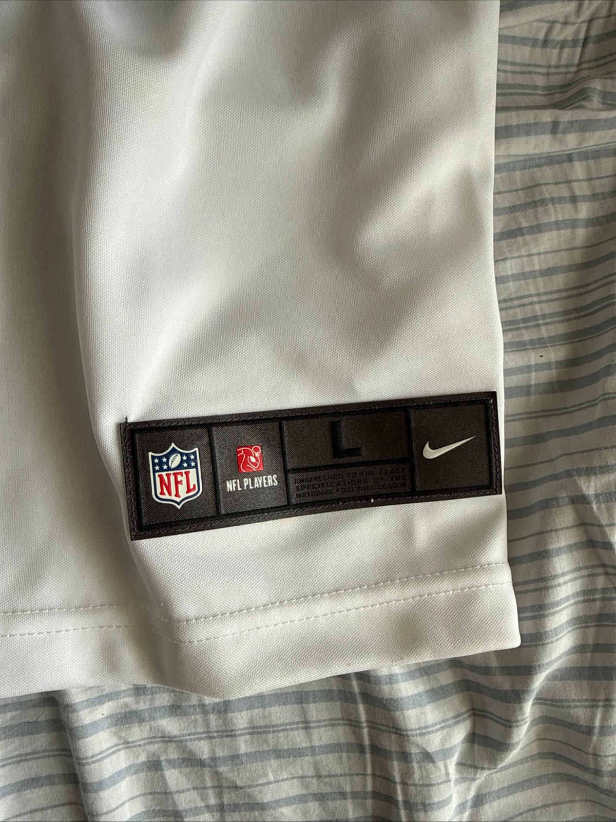 Men’s Nike Christian McCaffrey 22 Carolina Panthers Vapor Lmtd Jersey Sz L RARE - Kyle’s Football Cards