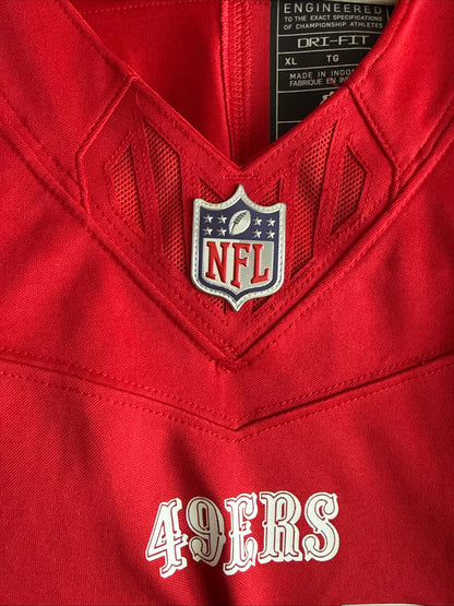 Men’s Nike Christian McCaffrey 23 SF 49ers Vapor Lmtd NFL Jersey Sz XL - RARE - Kyle’s Football Cards