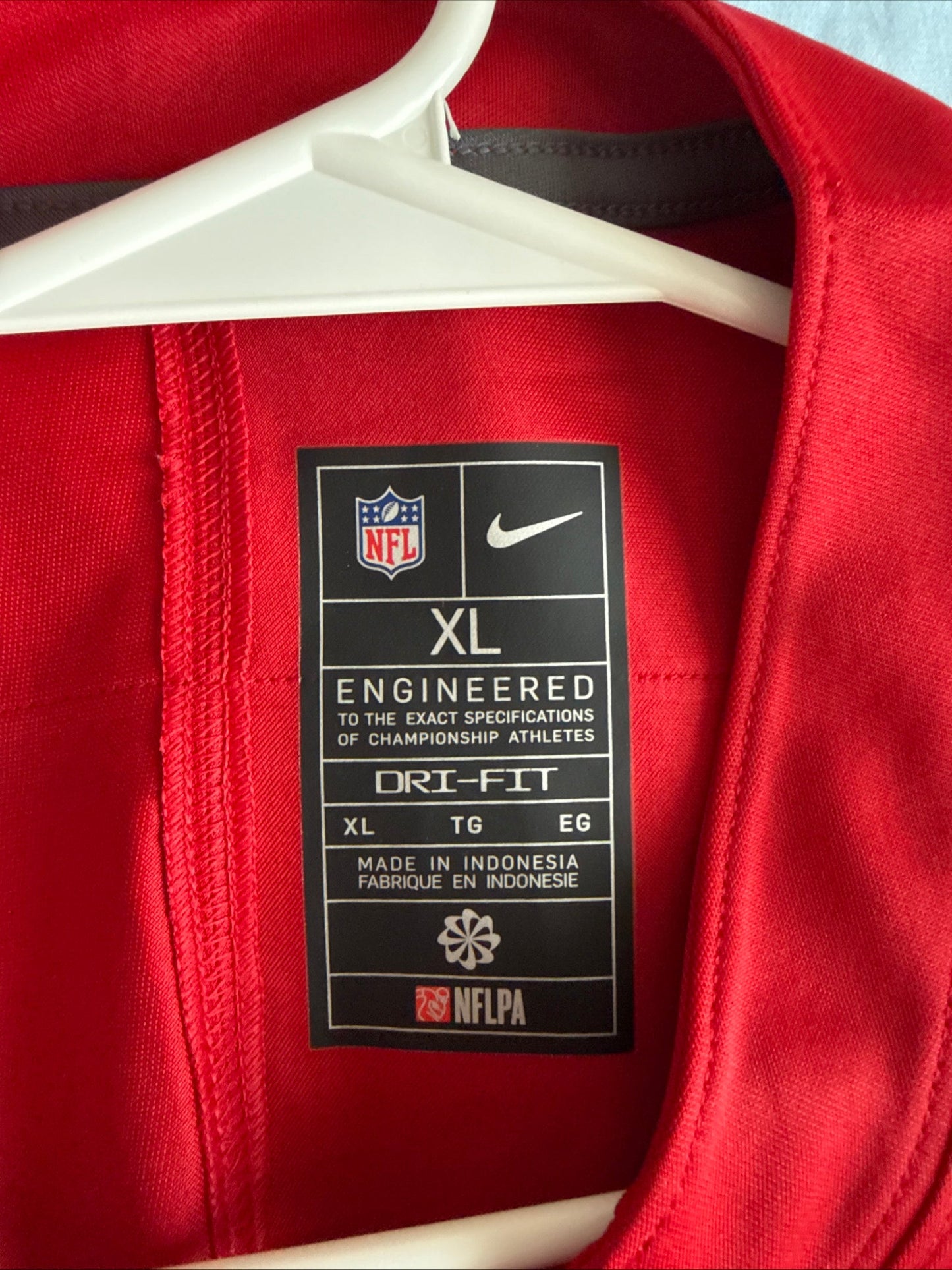 Men’s Nike Christian McCaffrey 23 SF 49ers Vapor Lmtd NFL Jersey Sz XL - RARE - Kyle’s Football Cards