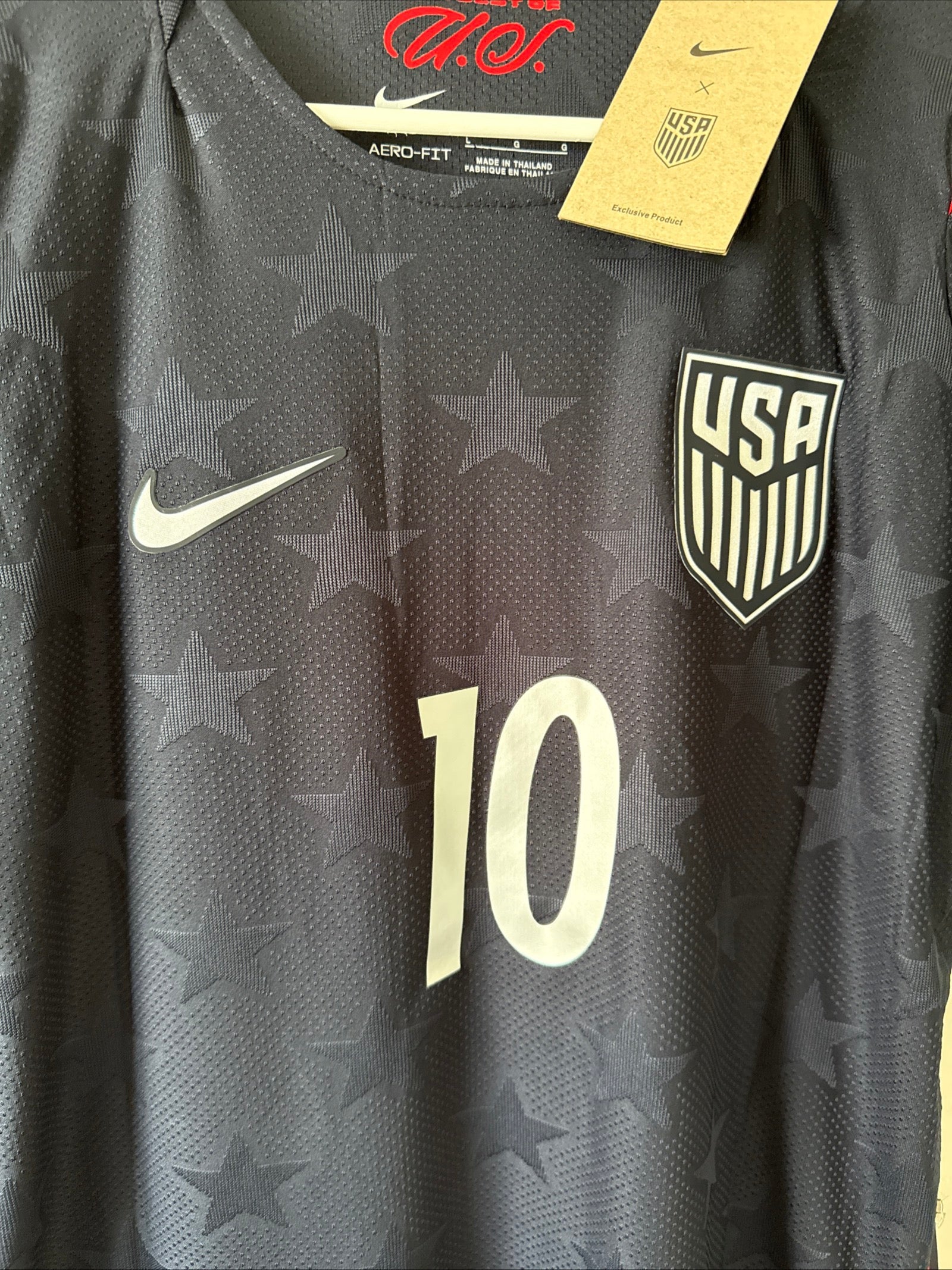 Men’s Nike Christian Pulisic 10 Team USA 2026 Away Aero-FIT Jersey Sz L - RARE - Kyle’s Football Cards