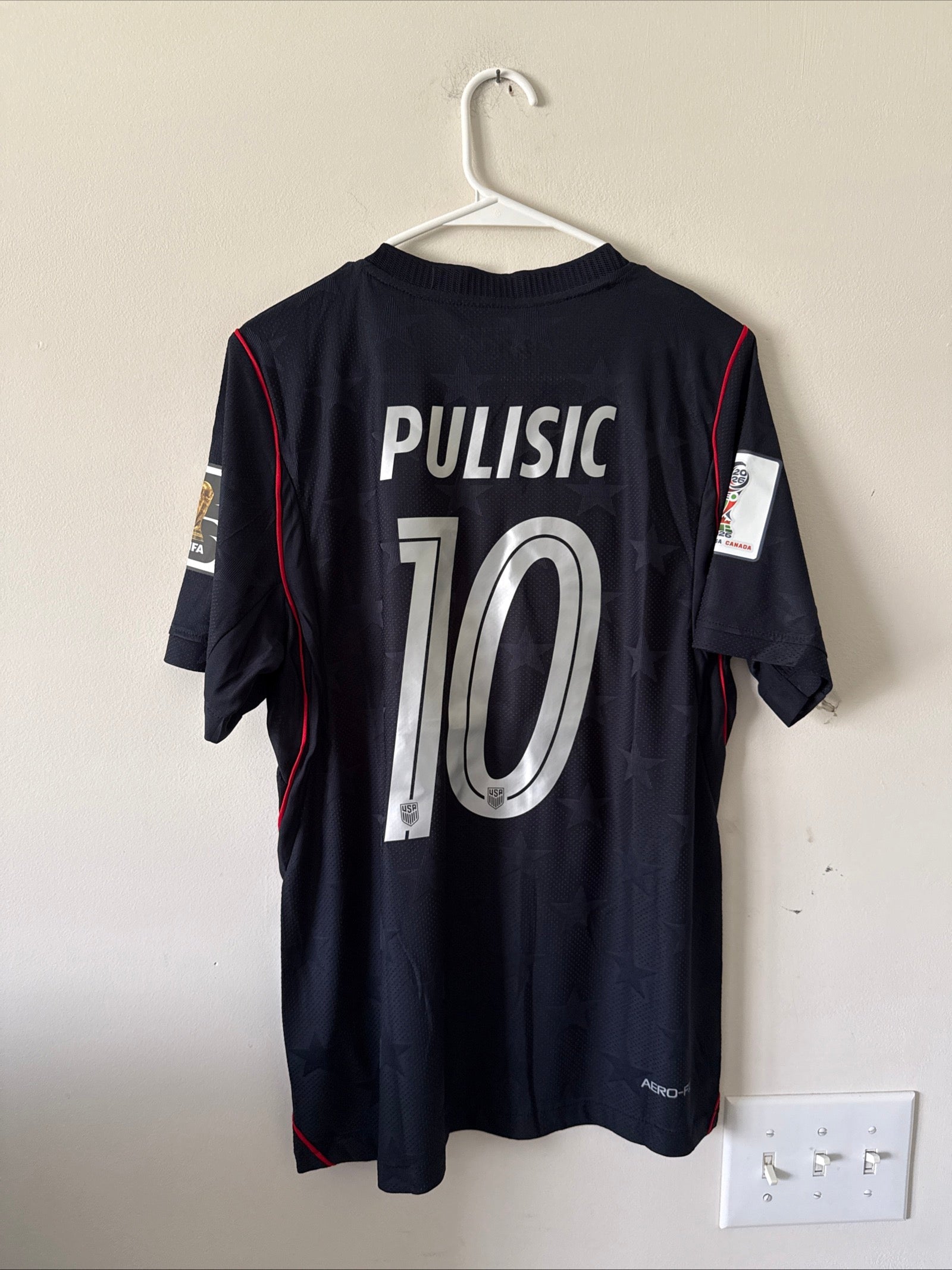Men’s Nike Christian Pulisic 10 Team USA 2026 Away Aero-FIT Jersey Sz L - RARE - Kyle’s Football Cards
