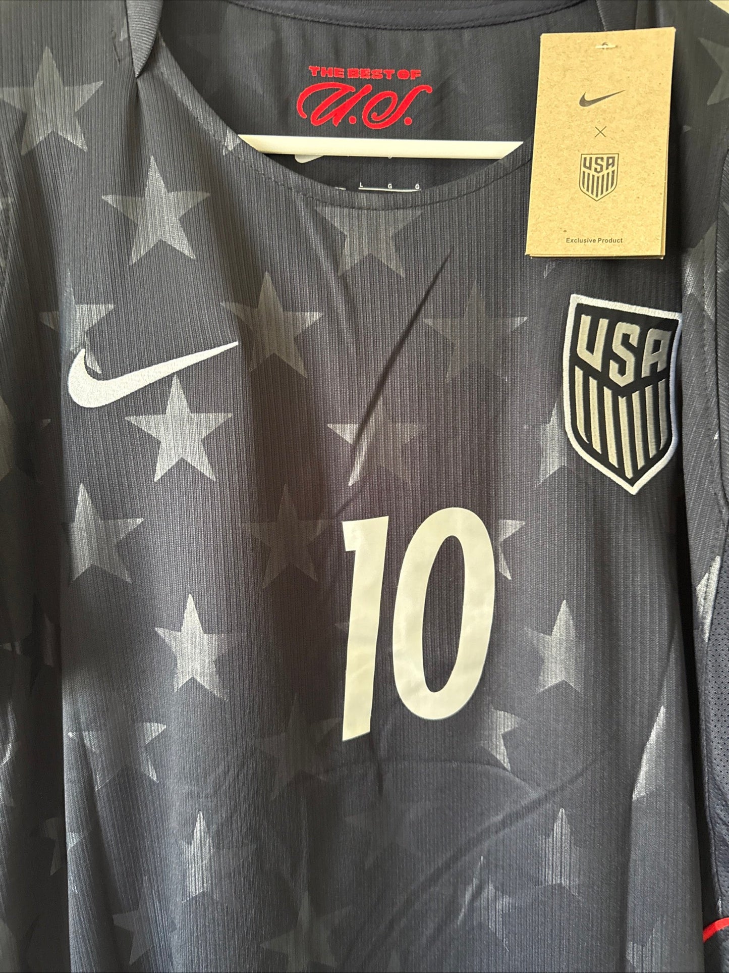 Men’s Nike Christian Pulisic 10 Team USA 2026 Away Jersey Sz L - NWT RARE - Kyle’s Football Cards