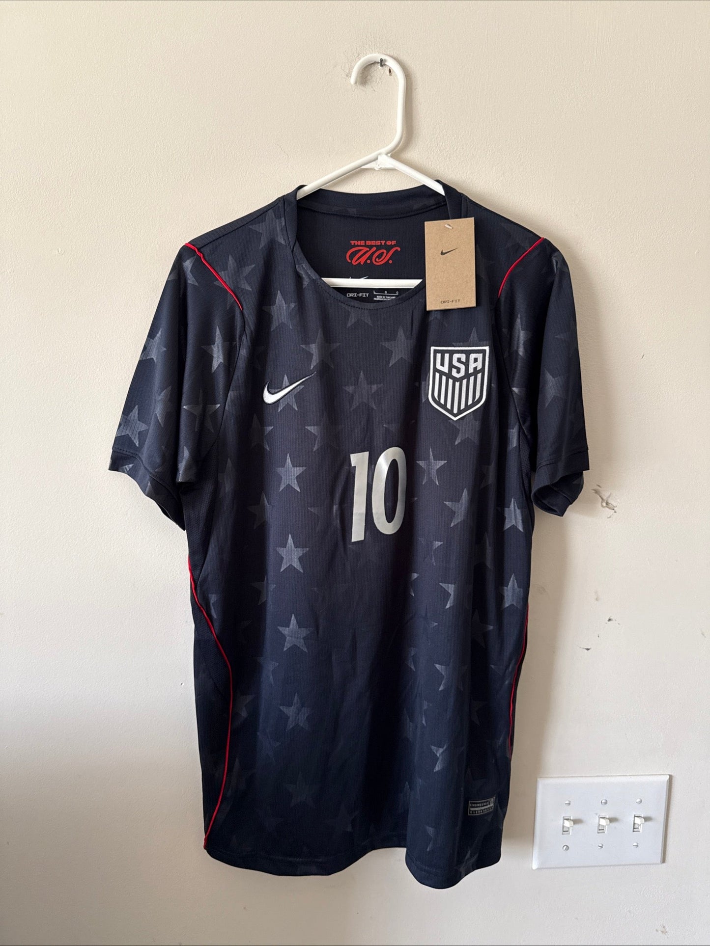 Men’s Nike Christian Pulisic 10 Team USA 2026 Away Jersey Sz L - NWT RARE - Kyle’s Football Cards