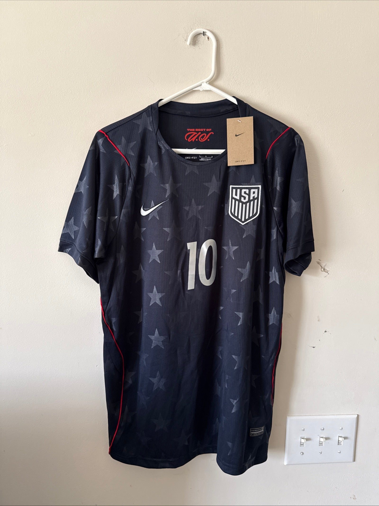Men’s Nike Christian Pulisic 10 Team USA 2026 Away Jersey Sz L - NWT RARE - Kyle’s Football Cards