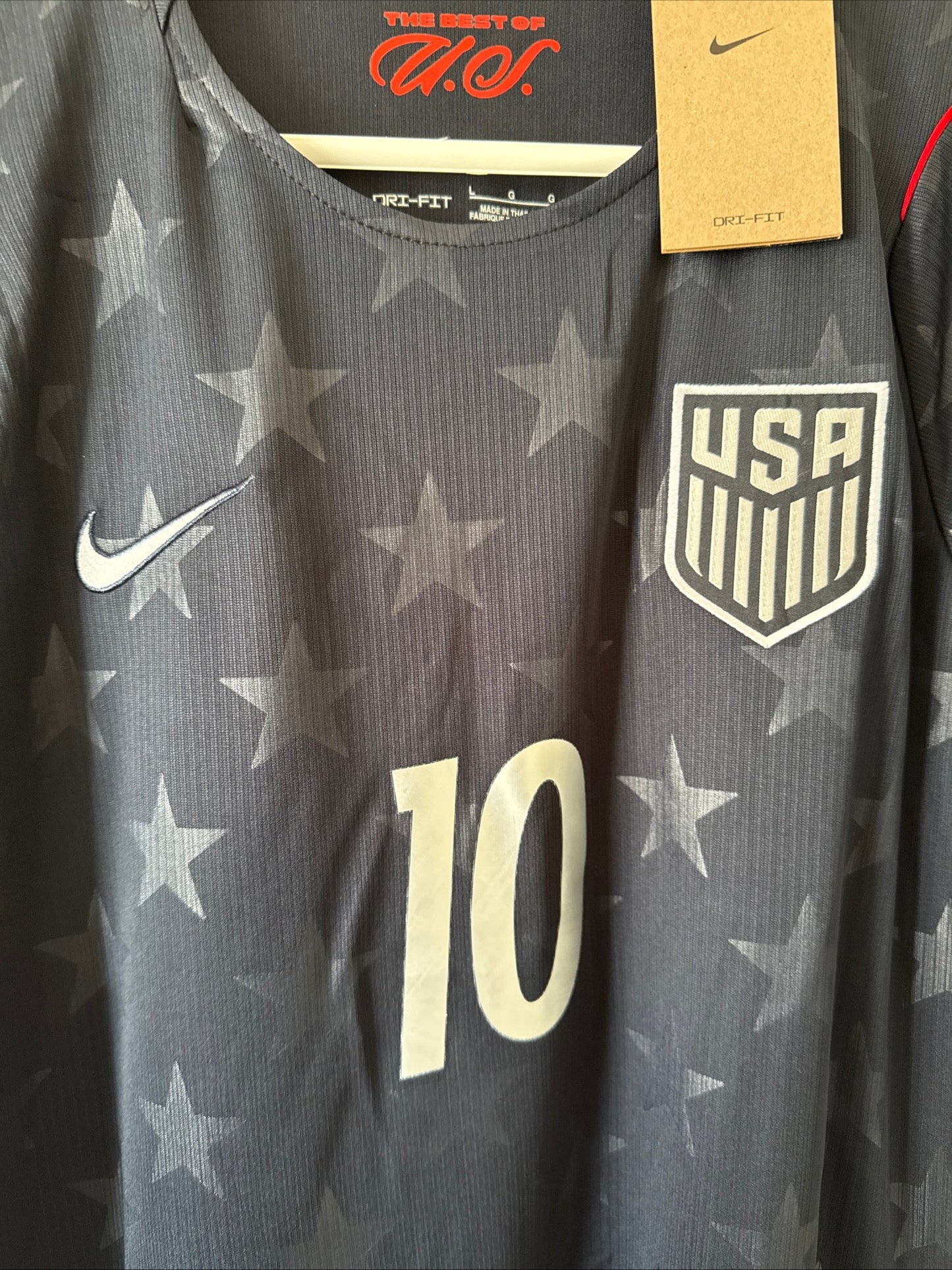 Men’s Nike Christian Pulisic 10 Team USA 2026 Away Jersey Sz L - NWT RARE - Kyle’s Football Cards