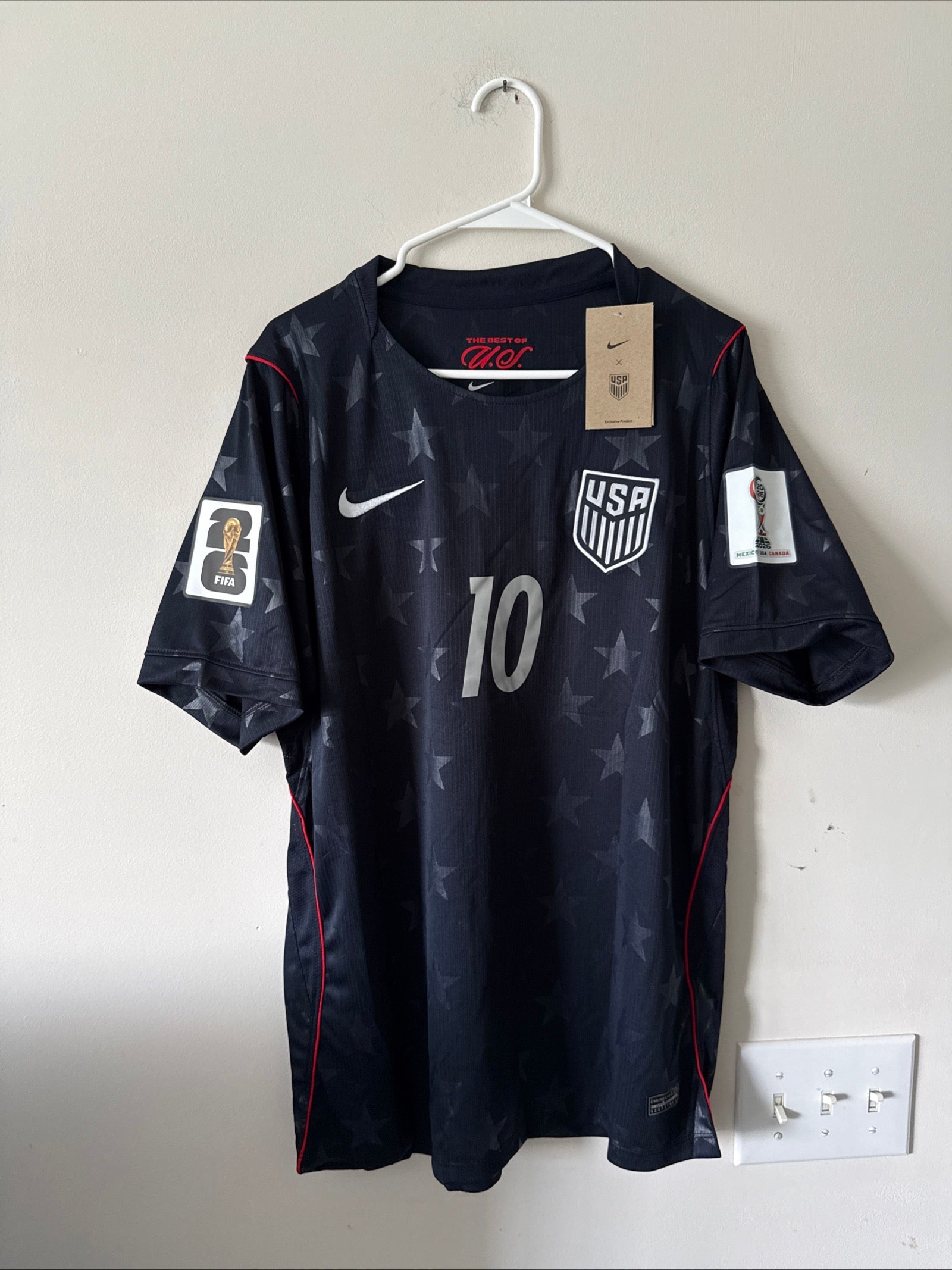 Men’s Nike Christian Pulisic 10 Team USA 2026 Away Jersey Sz XL - NWT RARE - Kyle’s Football Cards