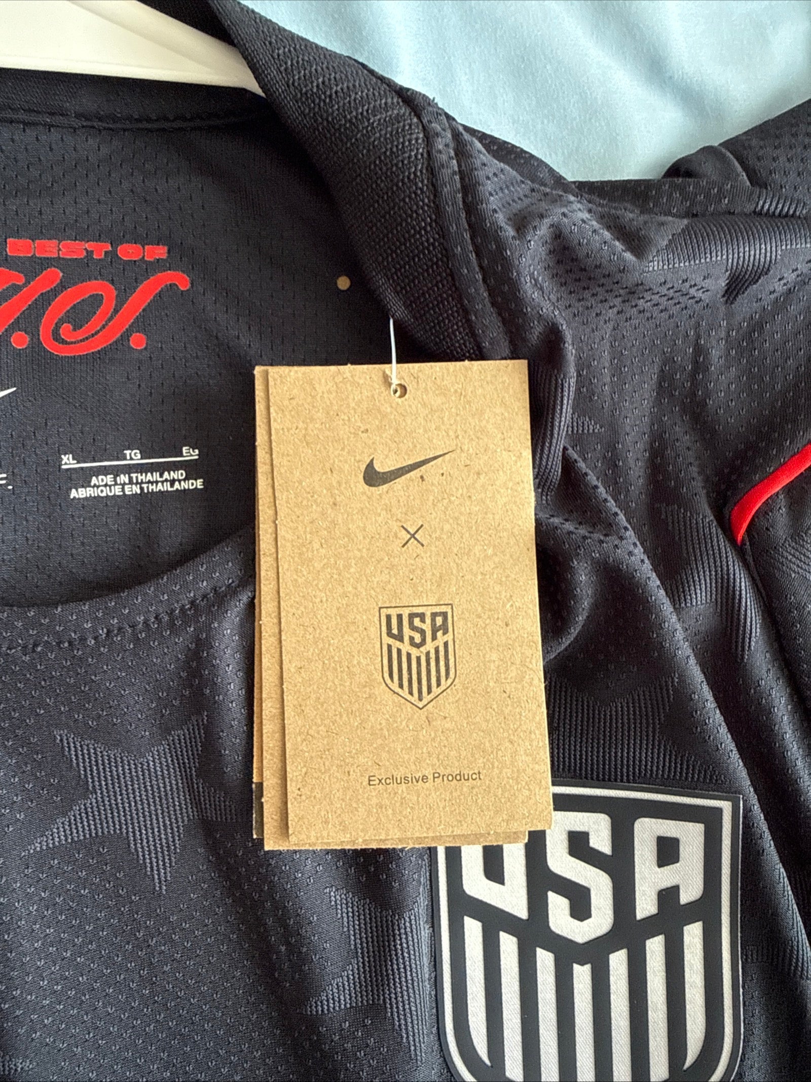 Men’s Nike Christian Pulisic 10 Team USA 2026 Long Sleeve Away Jersey Sz XL NWT - Kyle’s Football Cards