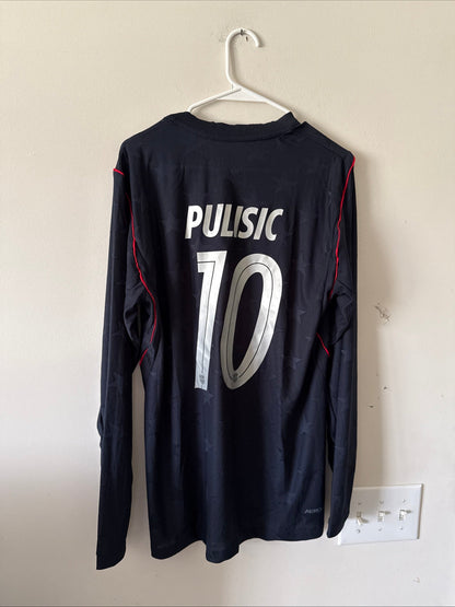 Men’s Nike Christian Pulisic 10 Team USA 2026 Long Sleeve Away Jersey Sz XL NWT - Kyle’s Football Cards