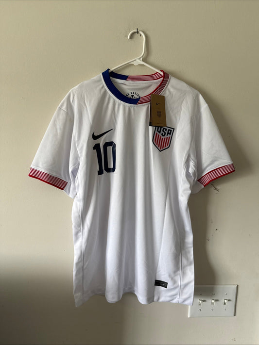 Men’s Nike Christian Pulisic 10 USMNT 2024 American Classic Jersey Sz L - RARE - Kyle’s Football Cards