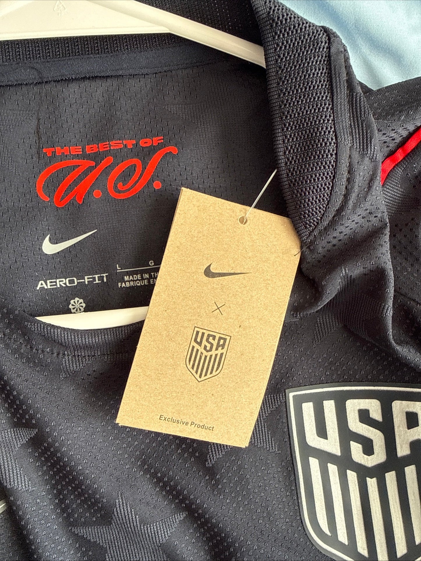 Men’s Nike Christian Pulisic 10 USMNT 2026 Away Authentic Jersey Sz L NWT RARE - Kyle’s Football Cards