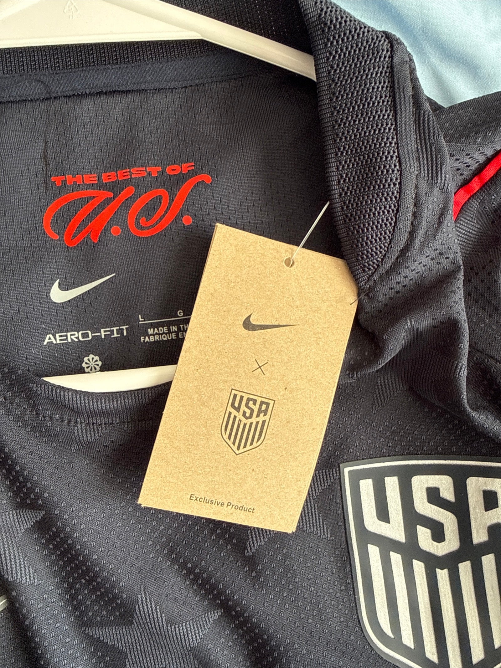 Men’s Nike Christian Pulisic 10 USMNT 2026 Away Authentic Jersey Sz L NWT RARE - Kyle’s Football Cards