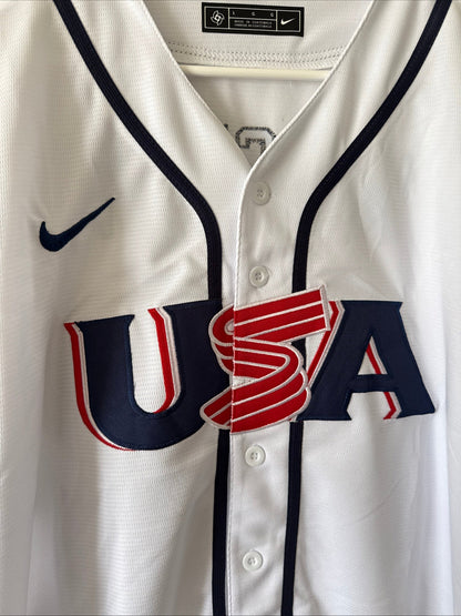 Men’s Nike Clayton Kershaw 22 Team USA World Baseball Classic Jersey Sz L RARE - Kyle’s Football Cards