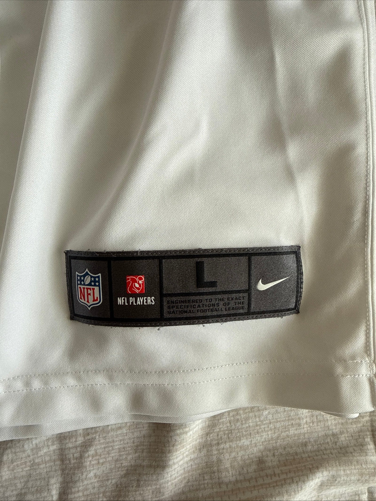 Men’s Nike Cleveland Browns 21 Vapor Limited NFL Jersey Sz L - White RARE - Kyle’s Football Cards