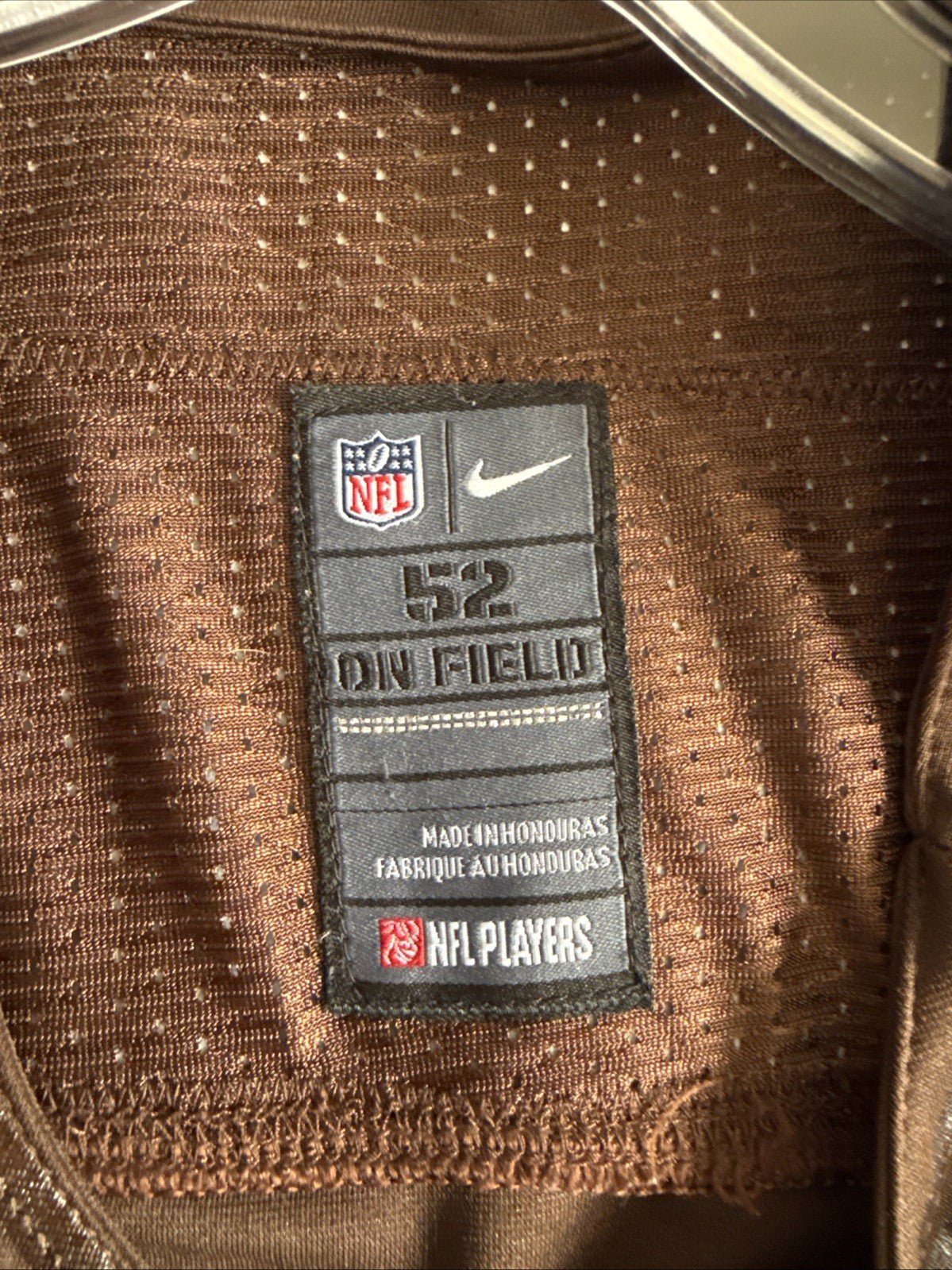 MEN’S NIKE CLEVELAND BROWNS AUTHENTIC DAWG POUND 33 JERSEY SZ 52 - NWOT - Kyle’s Football Cards