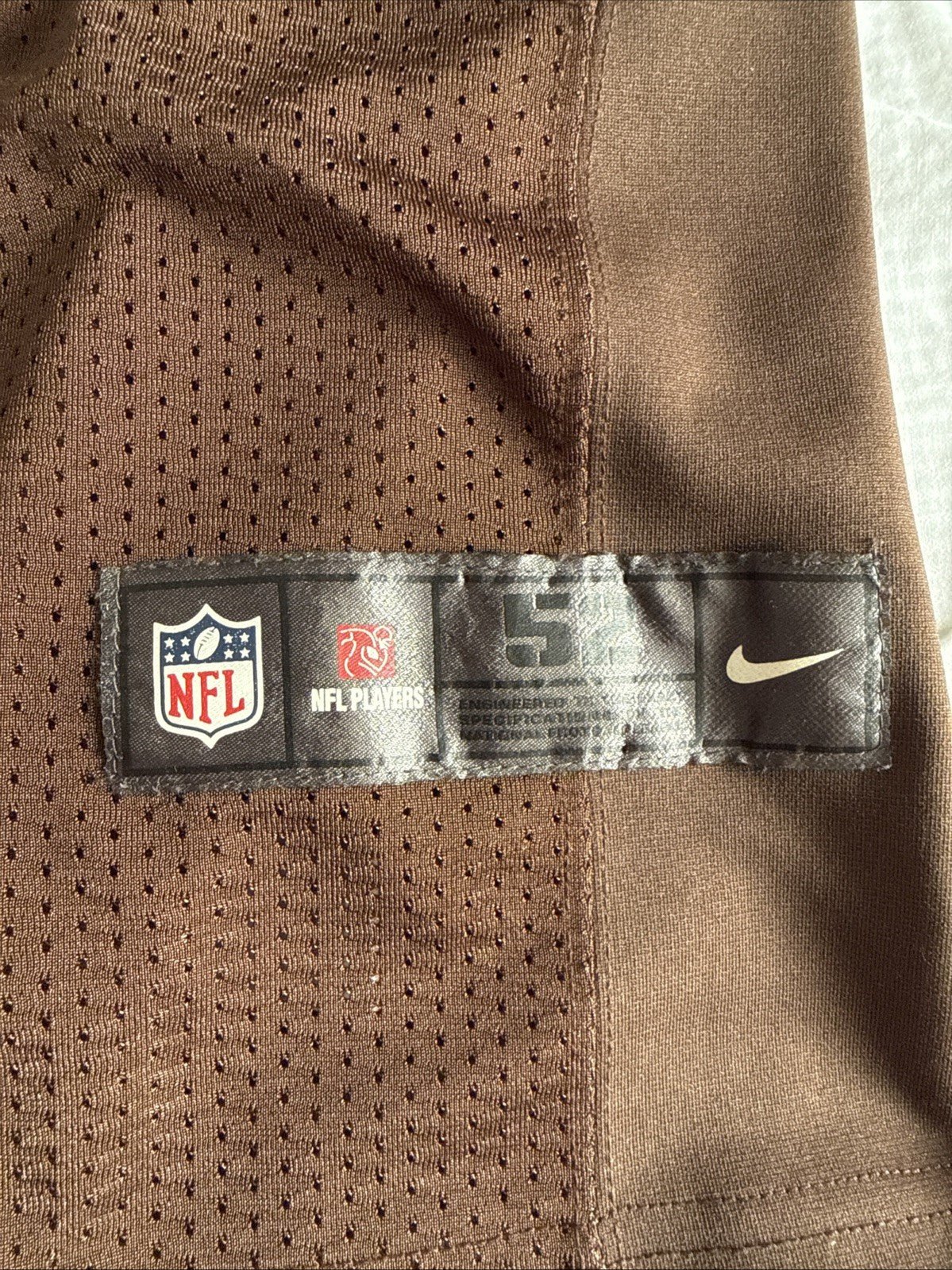 MEN’S NIKE CLEVELAND BROWNS AUTHENTIC DAWG POUND 33 JERSEY SZ 52 - NWOT - Kyle’s Football Cards