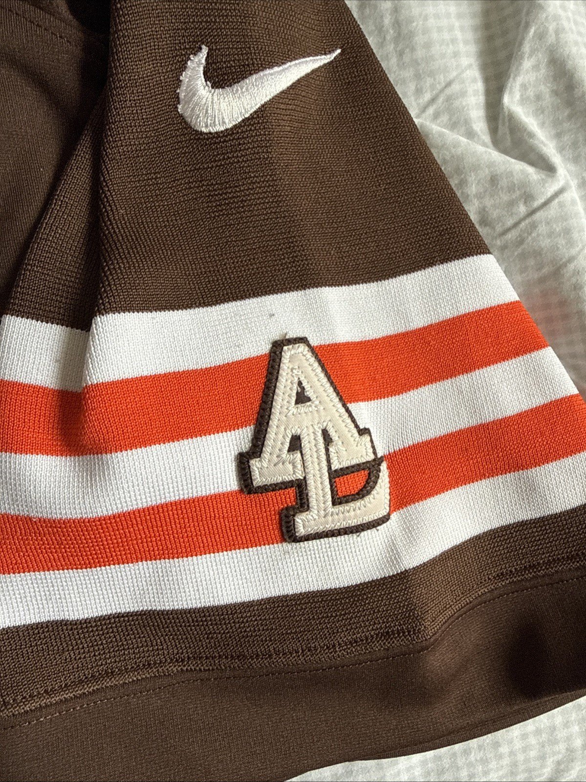 MEN’S NIKE CLEVELAND BROWNS AUTHENTIC DAWG POUND 33 JERSEY SZ 52 - NWOT - Kyle’s Football Cards
