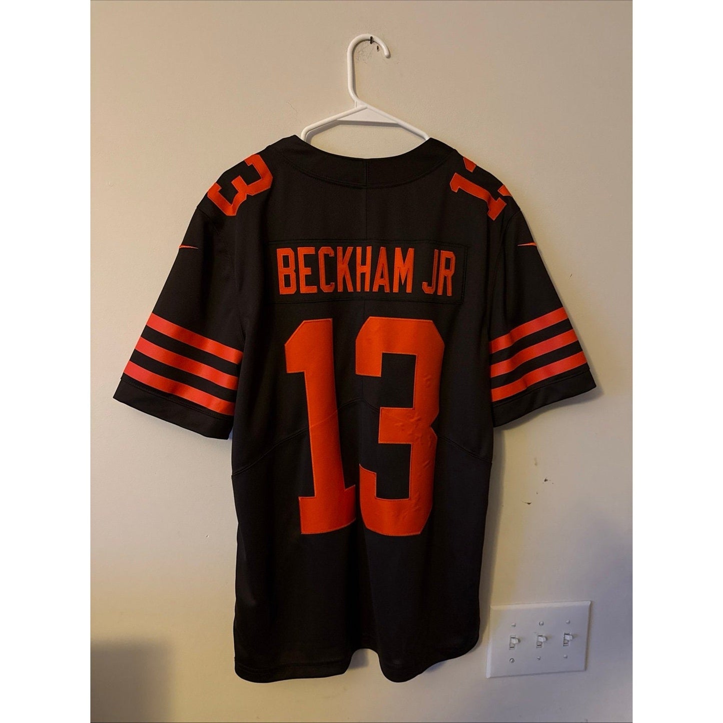 Men’s Nike Cleveland Browns Odell Beckham Jr. 13 Vapor Color Rush Jersey Sz M - Kyle’s Football Cards