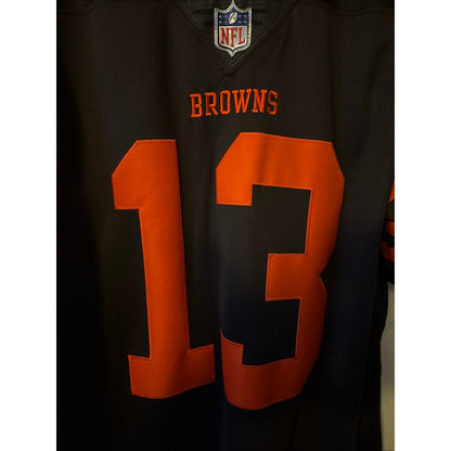 Men’s Nike Cleveland Browns Odell Beckham Jr. 13 Vapor Color Rush Jersey Sz M - Kyle’s Football Cards