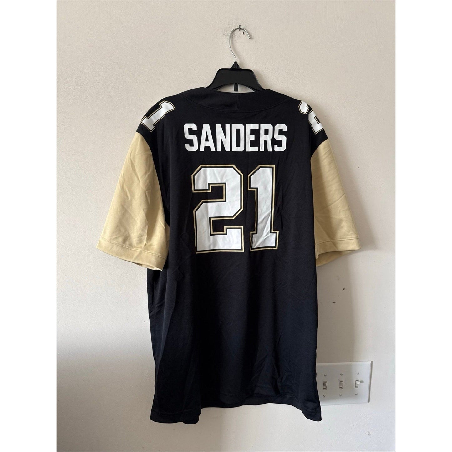Men’s Nike Coach Prime 21 Deion Sanders 2.0 Dri - Fit Jersey Sz L - Black NWT - Kyle’s Football Cards