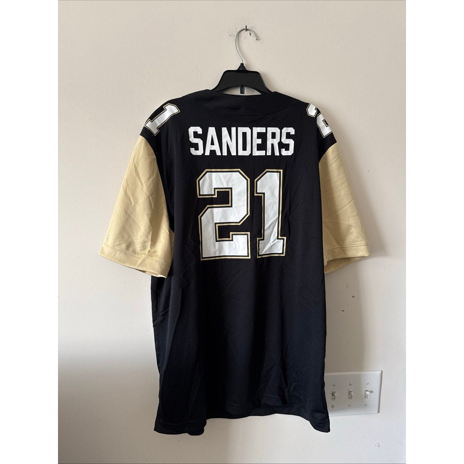 Men’s Nike Coach Prime 21 Deion Sanders 2.0 Dri - Fit Jersey Sz L - Black NWT - Kyle’s Football Cards
