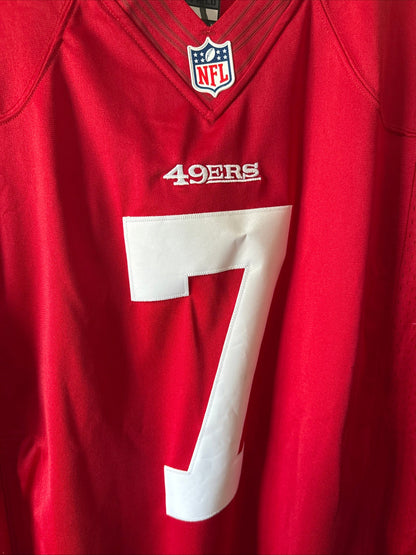 Men’s Nike Colin Kaepernick 7 SF 49ers Limited NFL Jersey Sz XL - Red RARE - Kyle’s Football Cards