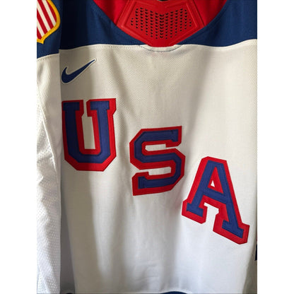 Men’s Nike Connor Hellebuyck 37 Team USA Hockey Jersey 2026 Olympics Sz XL NWT - Kyle’s Football Cards