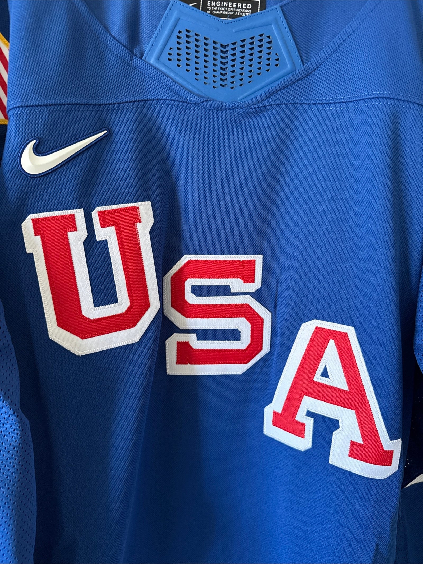 Men’s Nike Connor Hellebuyck 37 Team USA Hockey Jersey 2026 Olympics Sz XL RARE - Kyle’s Football Cards