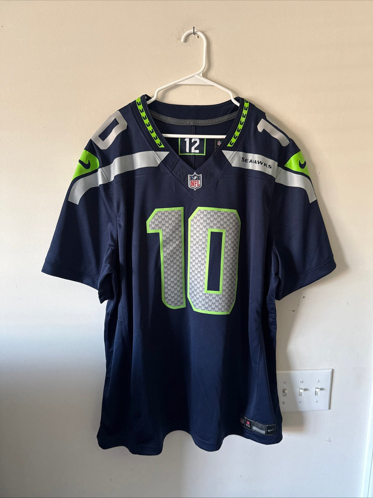 Men's Nike Cooper Kupp #10 Seattle Seahawks Vapor Lmtd NFL Jersey Sz 2XL - RARE - Kyle’s Football Cards