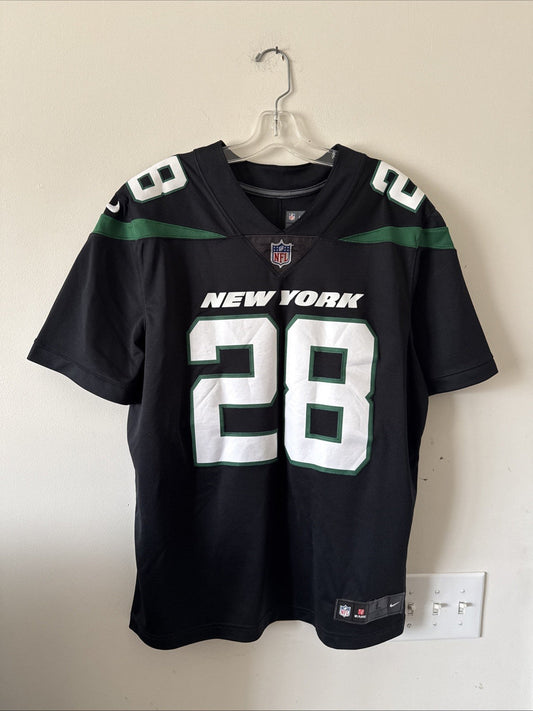 Men's Nike Curtis Martin 28 New York Jets Vapor Limited Jersey Sz L Black RARE - Kyle’s Football Cards