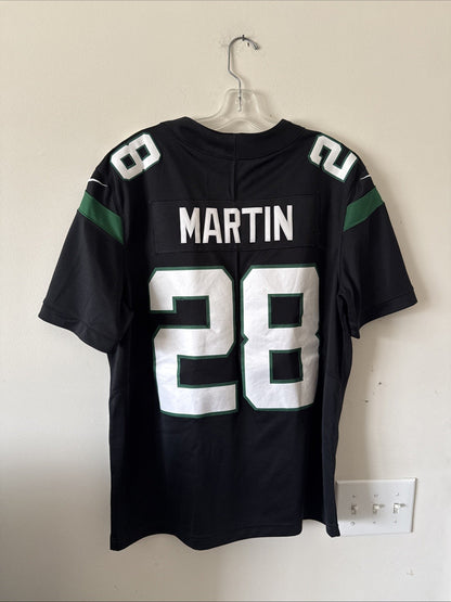 Men's Nike Curtis Martin 28 New York Jets Vapor Limited Jersey Sz L Black RARE - Kyle’s Football Cards