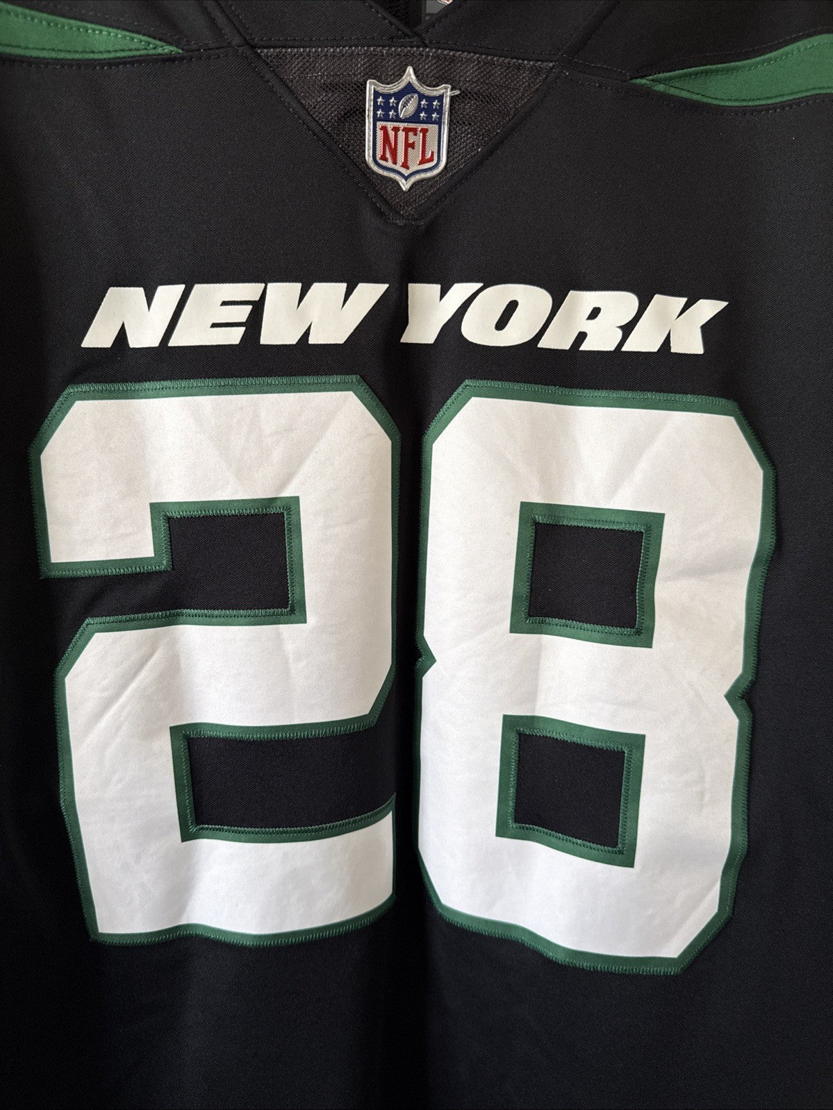 Men's Nike Curtis Martin 28 New York Jets Vapor Limited Jersey Sz L Black RARE - Kyle’s Football Cards