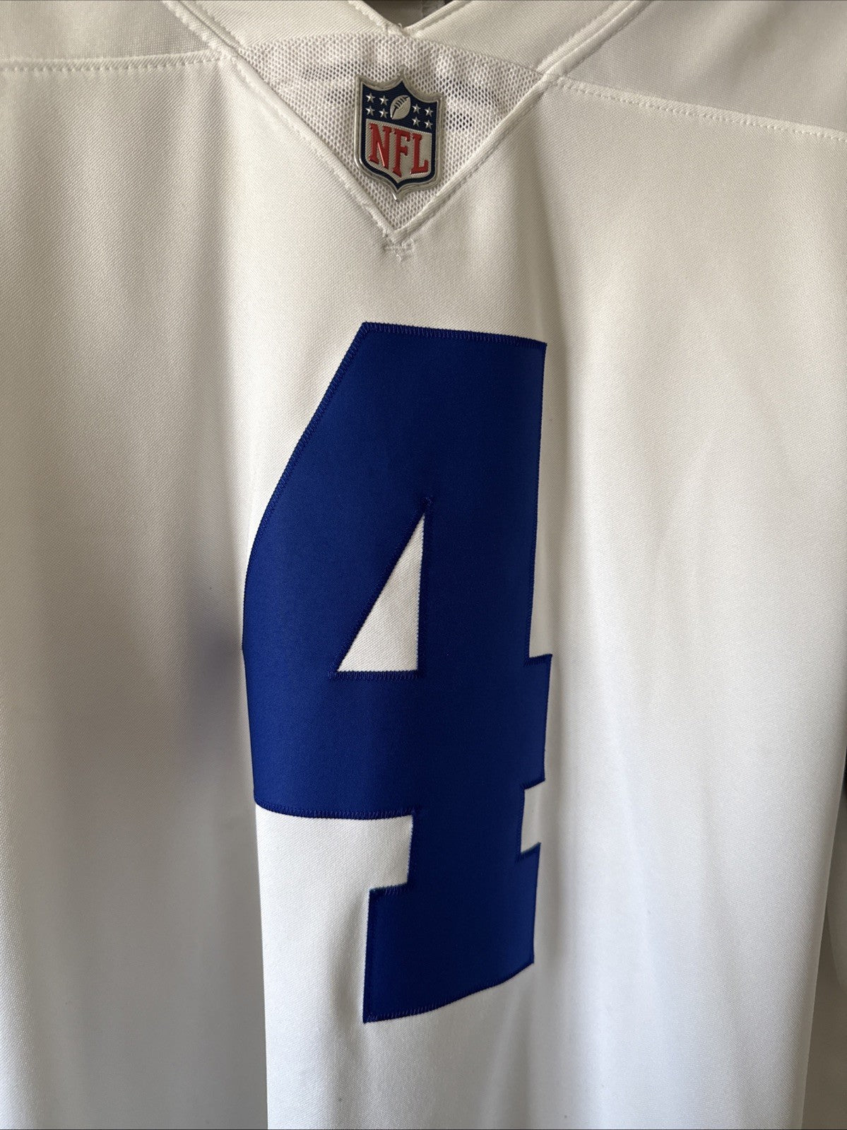 Men’s Nike Dak Prescott 4 Dallas Cowboys VAPOR LIMITED NFL Jersey Sz XL - White - Kyle’s Football Cards