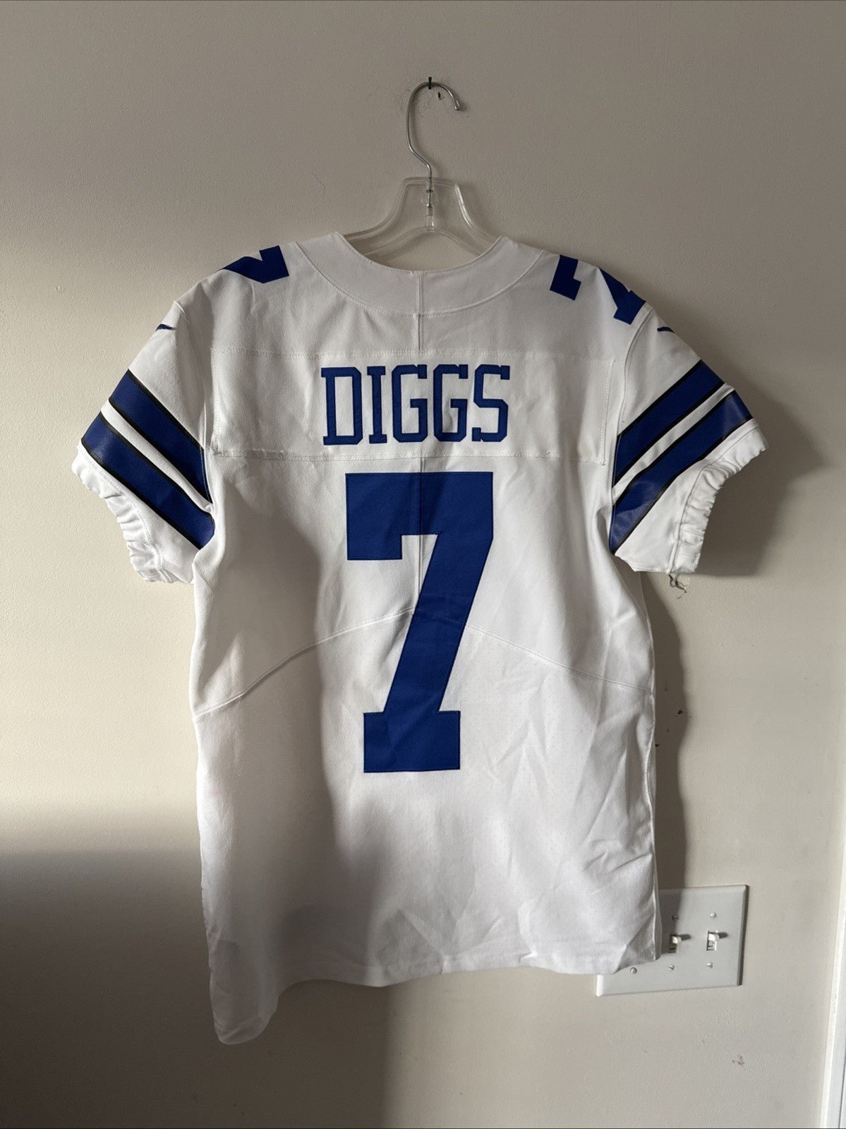 Men’s Nike Dallas Cowboys Trevon Diggs #7 Jersey Vapor Elite Sz 40 - White RARE - Kyle’s Football Cards