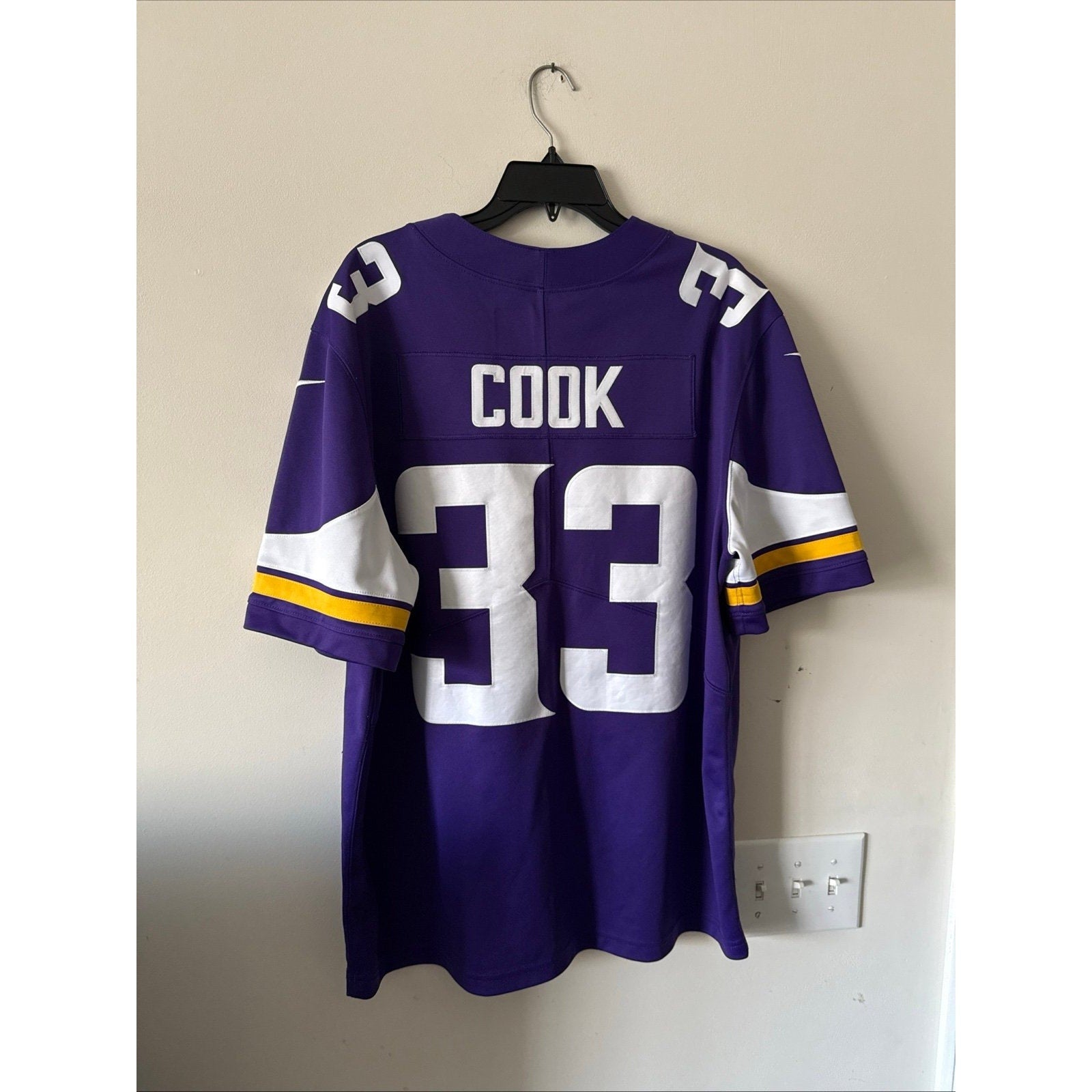 Men’s Nike DALVIN COOK 33 MINNESOTA VIKINGS Vapor Limited Jersey Sz XL - Purple - Kyle’s Football Cards