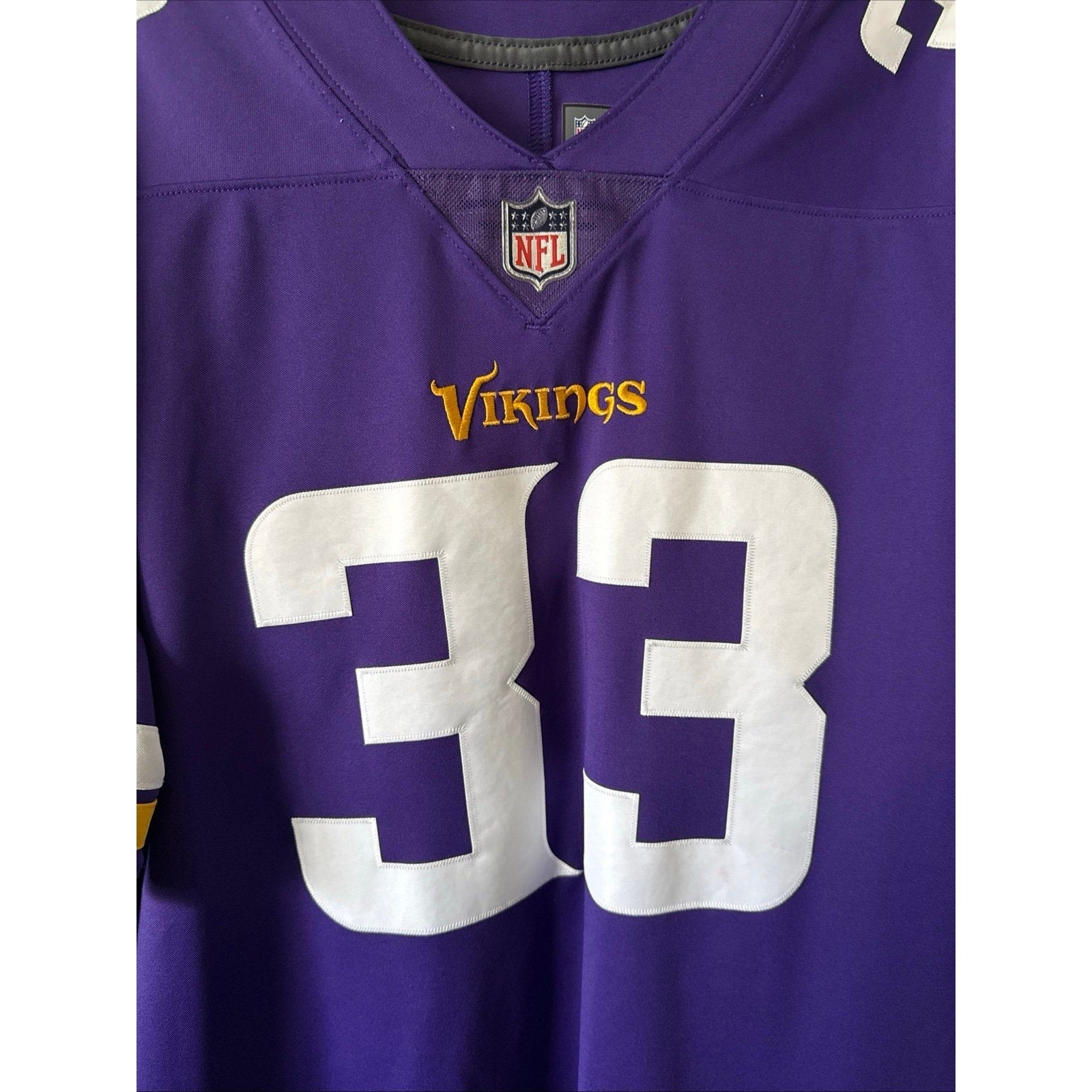 Men’s Nike DALVIN COOK 33 MINNESOTA VIKINGS Vapor Limited Jersey Sz XL - Purple - Kyle’s Football Cards