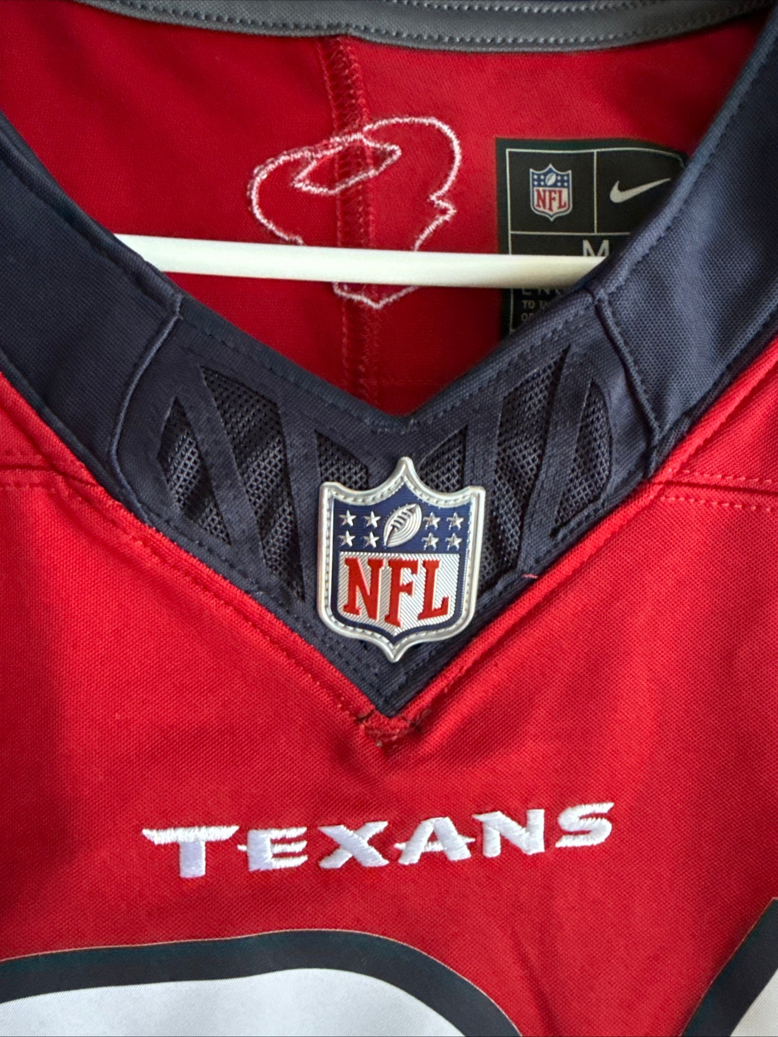 Men's Nike Dameon Pierce 31 Houston Texans Vapor Lmtd NFL Jersey Sz M Red RARE - Kyle’s Football Cards