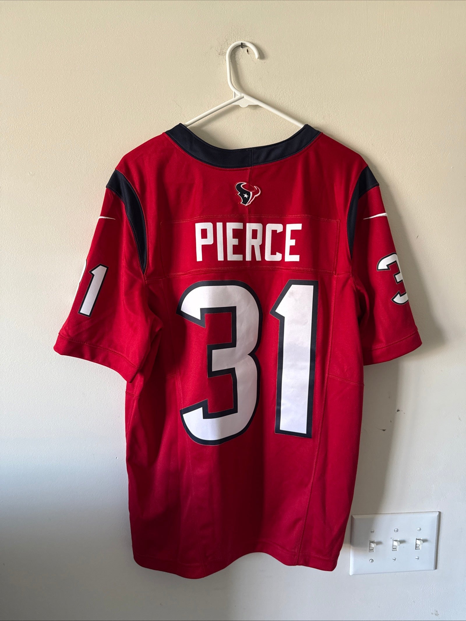 Men's Nike Dameon Pierce 31 Houston Texans Vapor Lmtd NFL Jersey Sz M Red RARE - Kyle’s Football Cards