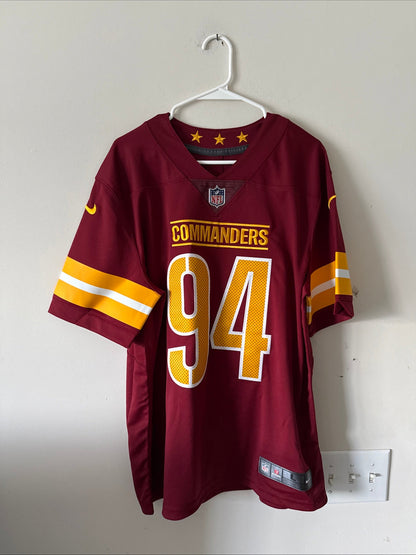 Men’s Nike Da'Ron Payne 94 Washington Commanders Vapor Lmtd Jersey Sz L - RARE - Kyle’s Football Cards