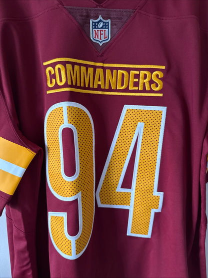 Men’s Nike Da'Ron Payne 94 Washington Commanders Vapor Lmtd Jersey Sz L - RARE - Kyle’s Football Cards
