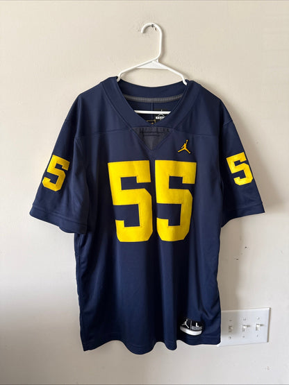 MEN'S NIKE DAVID OJABO 55 MICHIGAN WOLVERINES NCAA ALUMNI JERSEY SZ L - RARE - Kyle’s Football Cards