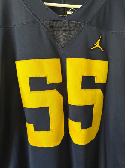 MEN'S NIKE DAVID OJABO 55 MICHIGAN WOLVERINES NCAA ALUMNI JERSEY SZ L - RARE - Kyle’s Football Cards