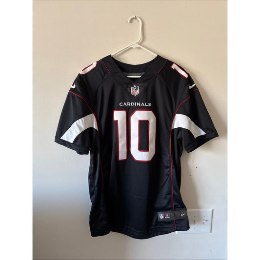 Men’s Nike DeAndre Hopkins 10 Arizona Cardinals Vapor Limited Jersey Sz L Black - Kyle’s Football Cards