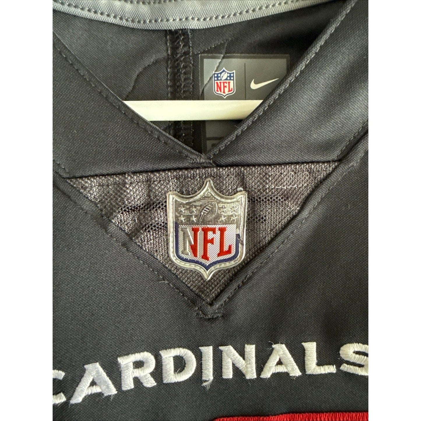 Men’s Nike DeAndre Hopkins 10 Arizona Cardinals Vapor Limited Jersey Sz S Black - Kyle’s Football Cards