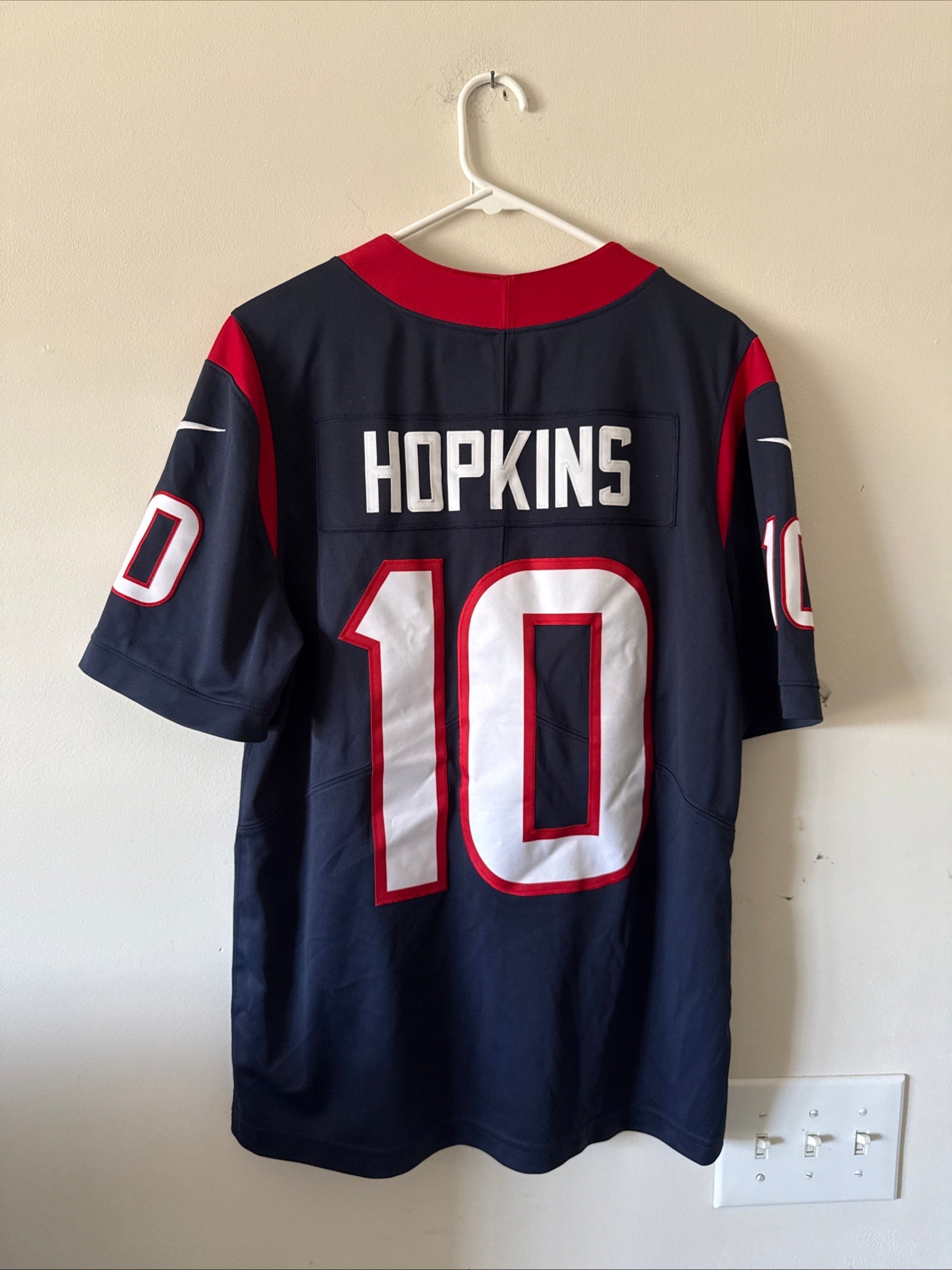 Men’s Nike DeAndre Hopkins 10 Houston Texans Vapor Limited Jersey Sz M - RARE - Kyle’s Football Cards