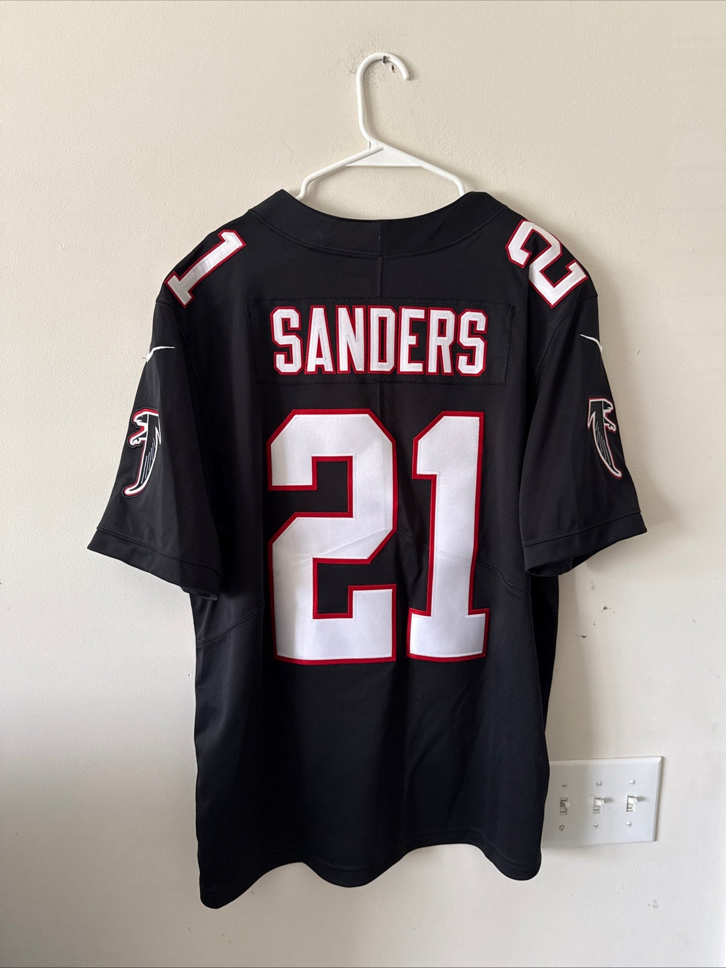 Men's Nike Deion Sanders 21 Atlanta Falcons Alt Vapor Lmtd Jersey Sz XL - RARE - Kyle’s Football Cards