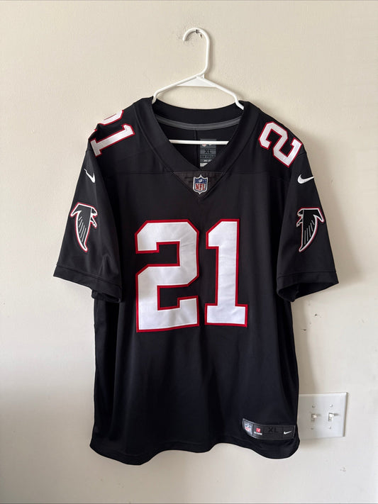 Men's Nike Deion Sanders 21 Atlanta Falcons Alt Vapor Lmtd Jersey Sz XL - RARE - Kyle’s Football Cards